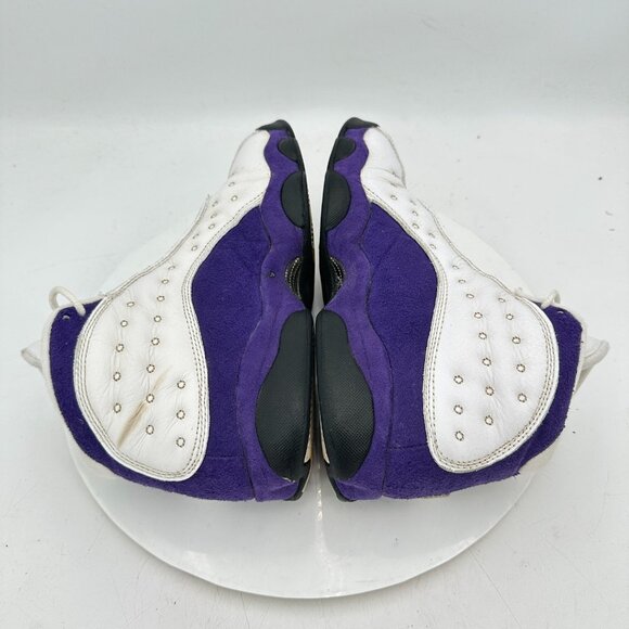 Nike Air Jordan 13 Retro Lakers Youth Size 6.5Y Women 8 884129-105 White Shoes - Picture 6 of 11